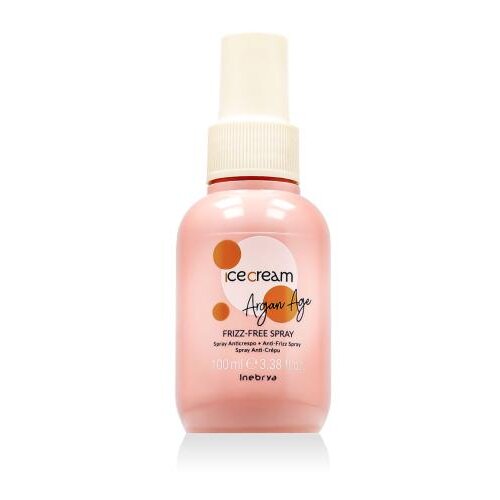Inebrya Ice Cream Keratin Frizz-Free Spray nega brez izpiranja neukrotljivi in poškodovani lasje 100 ml unisex Cene