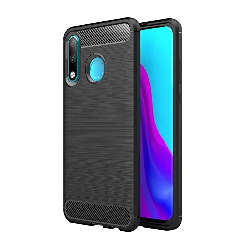  silikonski ovitek za huawei nova 5T / honor 20 - mat carbon črn