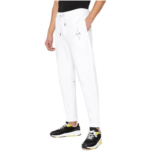 EAX Hlače 3LZPAVZJ3UZ Bela Slike