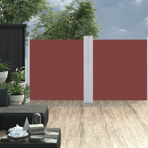 The Living Store Zložljiva stranska tenda rjava 120x600 cm - Stranska Tenda, (21750893) Cene