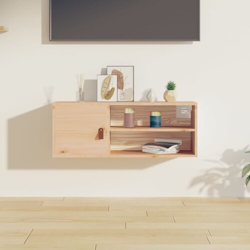 VidaXL zidni ormarić 80 x 30 x 30 cm od masivne borovine Slike