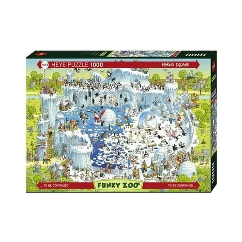 Heye Puzzle - Funky Zoo - Polar Habitat, 1000 delov