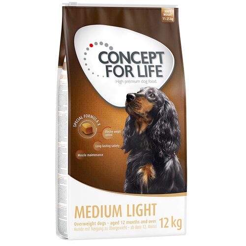 Concept for Life Medium Light - Varčno pakiranje: 2 x 12 kg Slike
