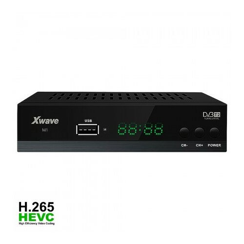 X Wave DVB-T2 Set Top Box SD/HD DVB-T2, SD/HD MPEG2 i MPEG4 AVC H.265 HDMI, SCART i koaksialni audio izlaz Cene