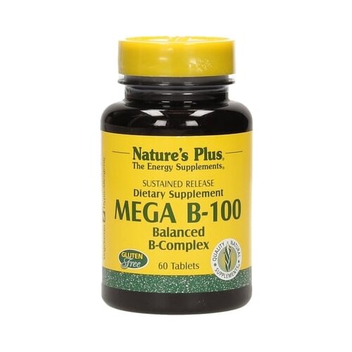 Nature's Plus mega B100 mg S/R - 60 tabl. Cene