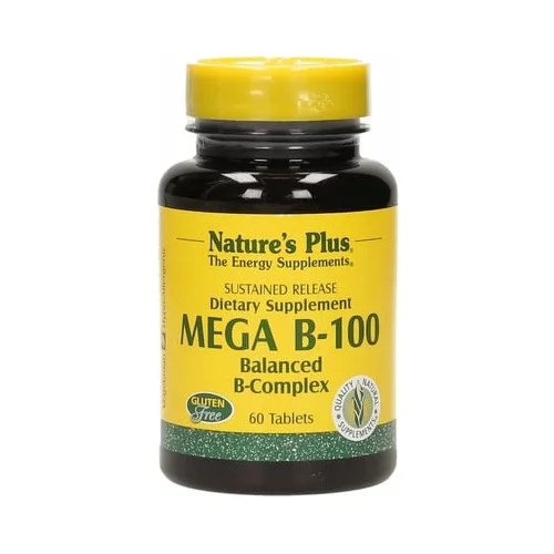 Nature's Plus mega B100 mg S/R - 60 tabl.
