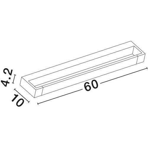 Nova Luce Mat črna aluminijasta LED stenska svetilka Arga &amp;ndash; Slike