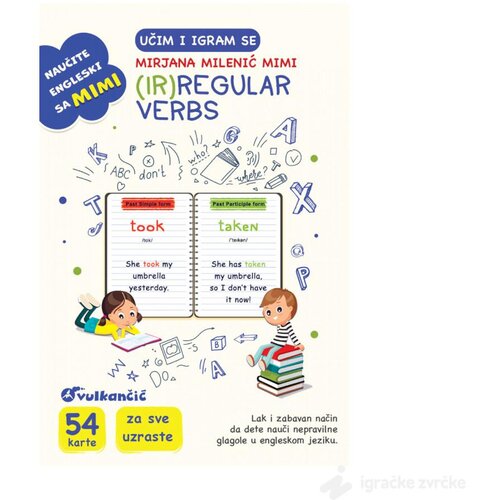 VULKAN Knjige za decu i bebe Kartice za decu - IR(Regular) verbs Cene