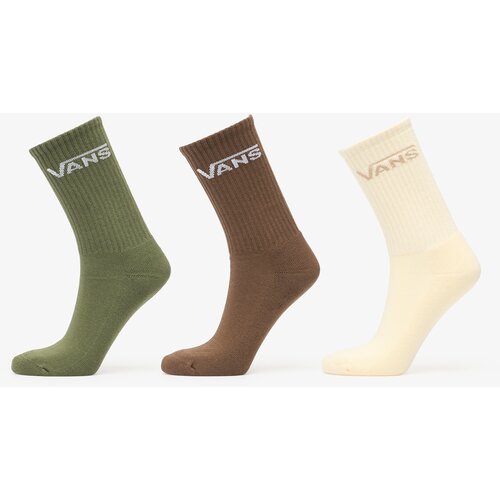 Vans Classic Crew 3 Pack Socks green balsam Slike