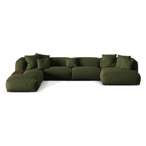 Micadoni Zelena kutna garnitura (s lijevim kutom/u obliku slova &amp;quot;U&amp;quot;) Martina &amp;ndash; Home Slike
