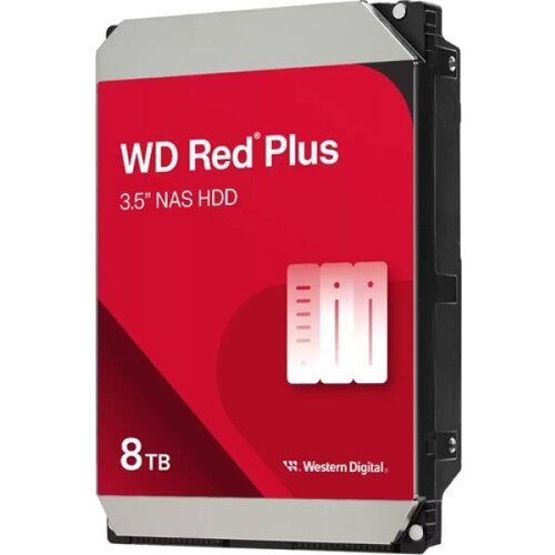Western Digital HDD 8TB WD80EFPX Red Plus 5640RPM 256MB Cene