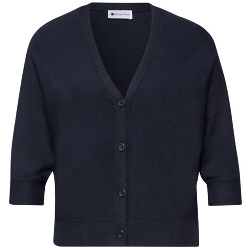 Street One Telovniki & Jope V-neck button up cardigan 254117 Modra Cene