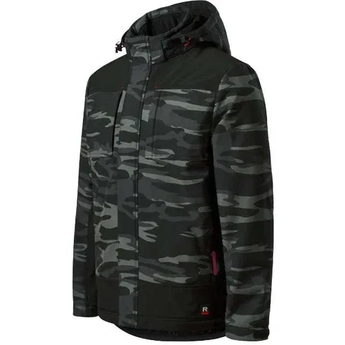  Vertex Camo zimska softshell jakna muška camouflage dark gray S