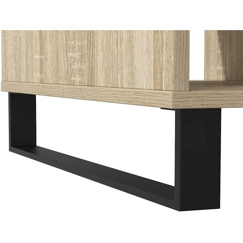  Stolić za kavu boja hrasta 104 x 60 x 35 cm konstruirano drvo Smeđa Slike