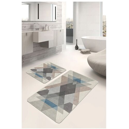 Mila Home Žametne kopalni&amp;scaron;ke preproge v kompletu 2 ks 60x100 cm &amp;ndash; Slike