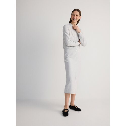 Reserved Maxi suknja od žerseja - light grey Cijene