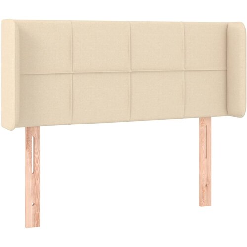 Maison Chic vzglavna omarica - nočna omarica - posteljna omarica z u&amp;scaron;esi krem 103x16x78/88 cm blago, (21707861) Slike