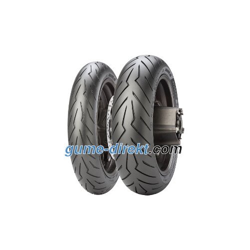 Pirelli Diablo Rosso Scooter ( 100/80-12 TL 56P zadnje kolo, sprednje kolo ) Slike