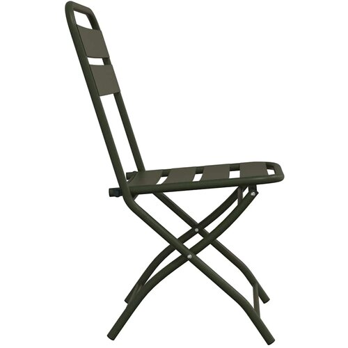  Sklopiva stolica za vrt 2 pcs Zelena 42 x 52 x 82cm Slike