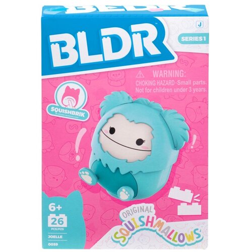 Squishmallows BLDR Osnovni set za slaganje - Joelle W1, Plavi Slike