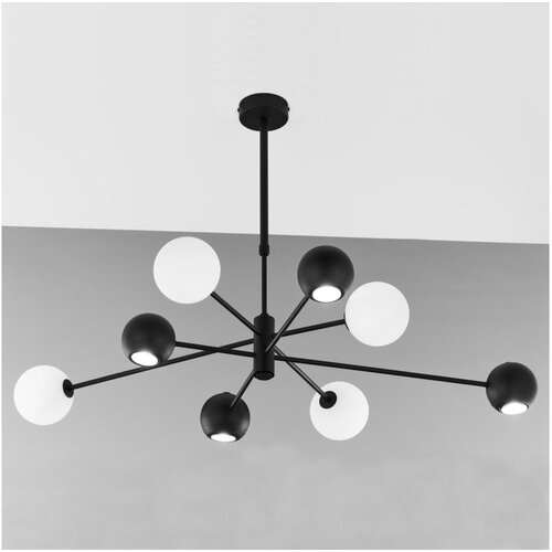 Jupiter 1998 - Luster na stalku MOKA 4xGU10/10W/230V + 4xG9/10W/230V crna/bela Cene