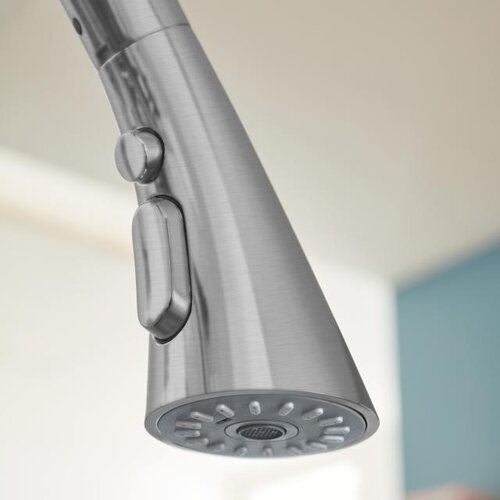 Grohe izvlečna enoročna kuhinjska armatura Zedra - supersteel (32294DC2) Slike