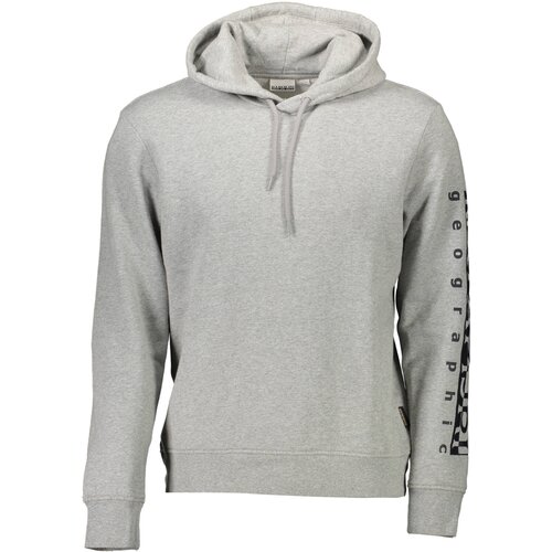 Napapijri SWEATSHIRT WITHOUT ZIP MAN GRAY Slike