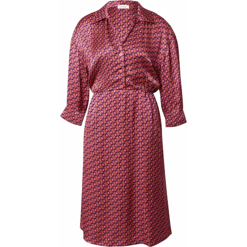 American Vintage Obleka 'SHANING' mornarska / svetlo rumena / fuksija