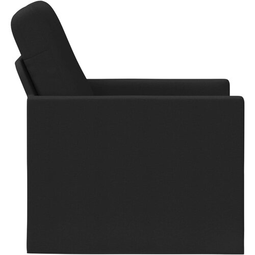  Fotelja Crna 70 x 81 x 82 cm Tkanina Slike