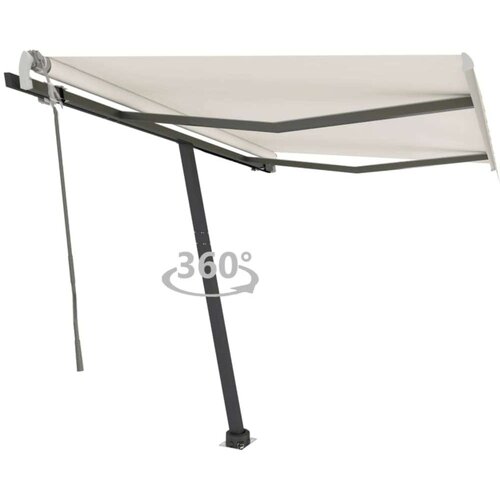  Samostojeća tenda na ručno uvlačenje 350 x 250 cm krem Cijene