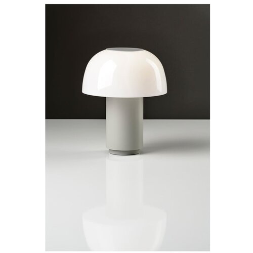 Zone Siva aluminijasta LED zatemnitvena namizna svetilka (vi&amp;scaron;ina 22 cm) Harvest &amp;ndash; Slike