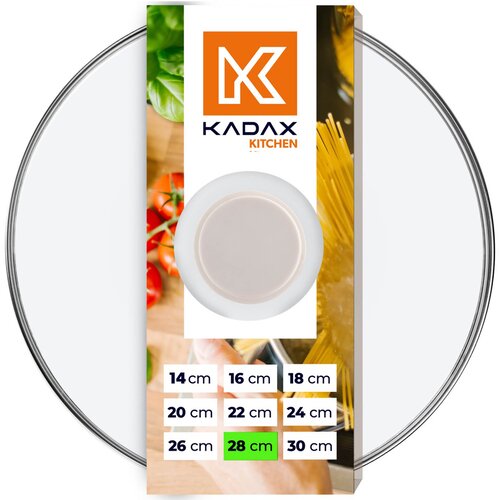 KADAX stekleni pokrov 28 cm univerzalni toplotno odporen pokrov za lonce in ponev, (5000355958) Cene