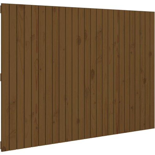 Maison Chic stensko posteljno vzglavje - vzglavna omarica - nočna omarica medeno rjavo 159,5x3x110 cm borovina, (21706707) Cene