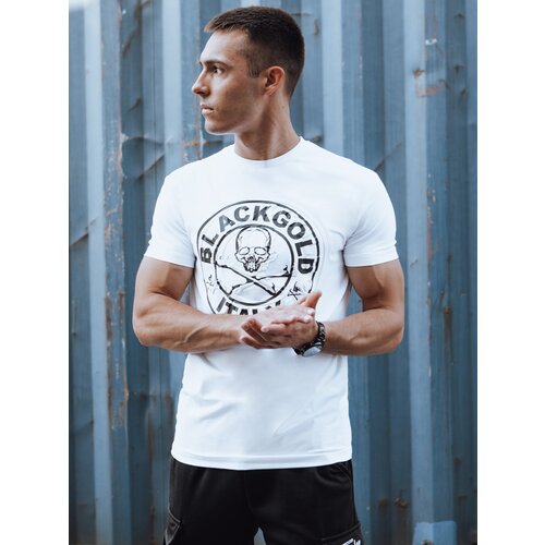 DStreet T-shirt męski z nadrukiem biały Cijene