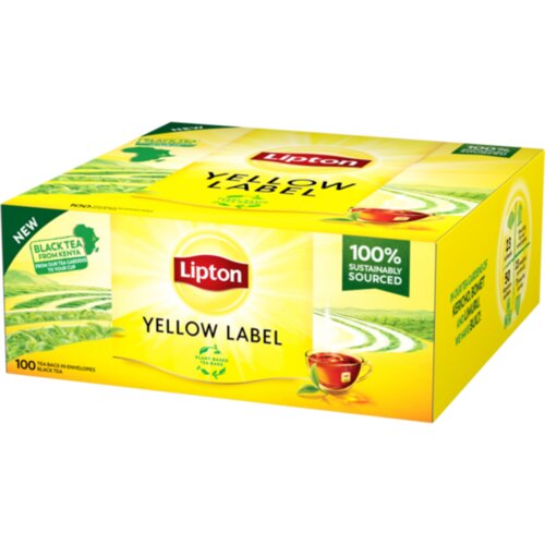 Lipton Črni čaj Yellow Label - 100 Čajnih vrečk Cene