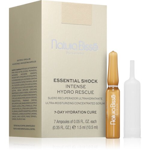 Natura Biss&amp;eacute; Essential Shock Intense Hydro Rescue ampule za intenzivno obnovo kože z vlažilnim učinkom 1 kos Slike
