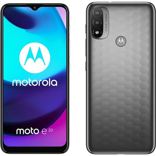 Motorola E20 2GB/32GB Dual SIM pametni telefon, Graphite (Android) Slike