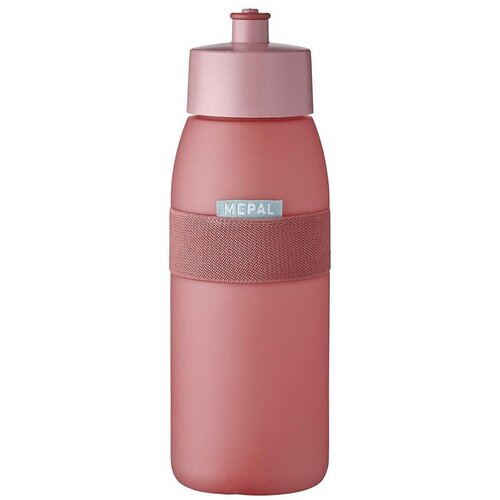 Mepal Svetlo rdeča plastična steklenica za vodo 500 ml Ellipse &amp;ndash; Slike