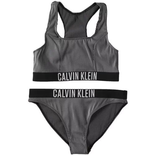 Calvin Klein Swimwear Bikini crna / bijela