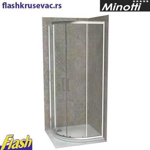 Minotti Tu&amp;scaron; kabina polukružna 90x90cm - (bez kadice) - Minotti - Copen Atlas Pro C-02-43R900 Slike