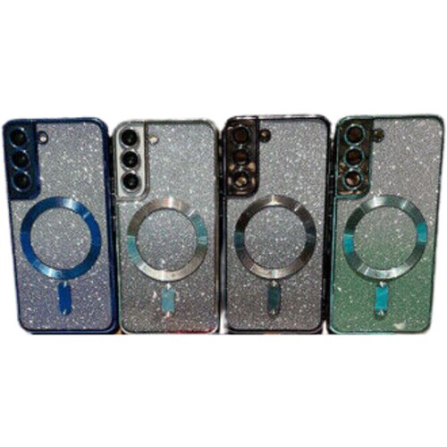 Magsafe glitter maskica Samsung S22+ Pink Slike