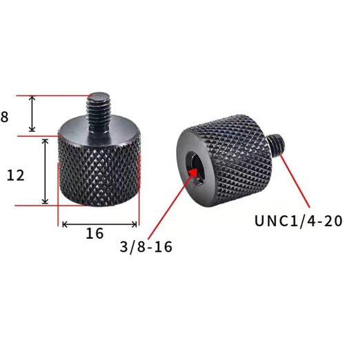 INF Adapter 1/4" na M10 za stojala in kamere - 5 kosov 3/8-16, (21755554) Cene