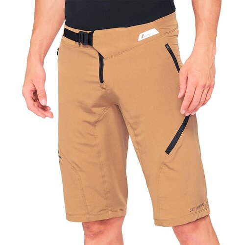 100% Men's Bib Shorts Airmatic Shorts Caramel Slike