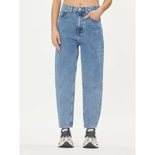 Tommy Jeans Jeans hlače DW0DW14707 Modra Mom Fit