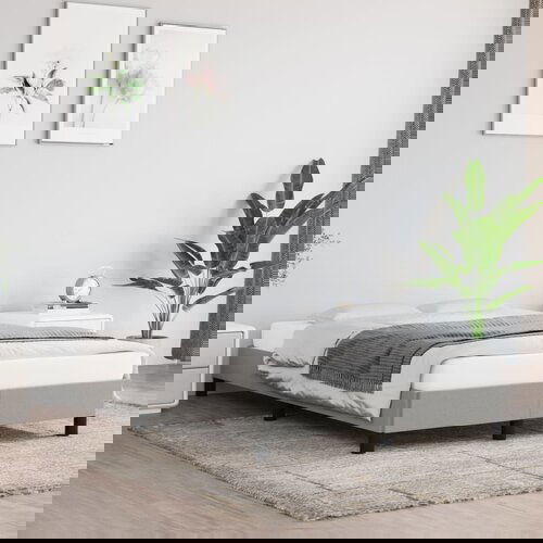 Furnova Posteljni okvir brez vzmetnice siv 120x190 cm blago, (21938533) Slike