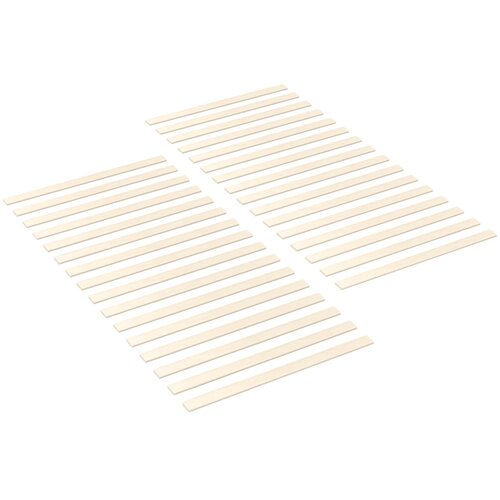  Krevetna lamela 32 kom. Prirodna 90 x 6 x 1,3 cm Slike