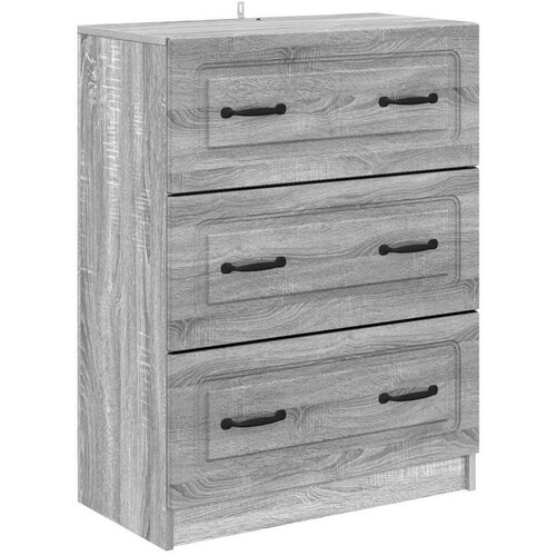  Ormar s ladicama Siva sonoma 66 x 34 5 x 87 cm - Siva sonoma Cijene