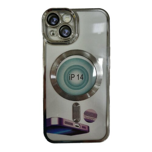 Magsafe maskica iPhone 14 Silver Cene