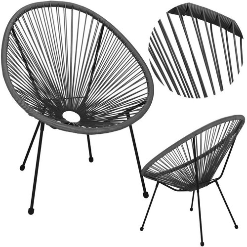 springos vrtna stolica od ratana,siva 72 x 82 x 85 cm Cijene