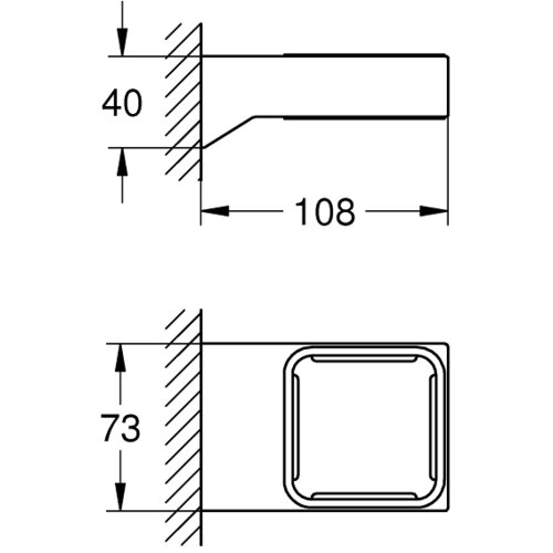 Grohe držalo Selection Cube (40865000) Cene